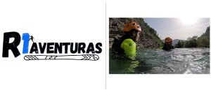 como elegir tu primer barranco: clientes de R1 Aventuras en un barranco tras dejarse asesorar a la hora de elegir un barranco